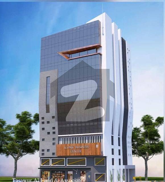 Office For Rent At Prime Location Of Bahadurabad 24-7 Operating Building 470 Square Feet