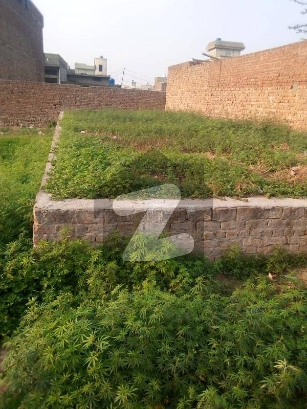 4 Marla Residential Plot For Sale In Mughal Town Sambrial Boundary Wall Project At Prime Location