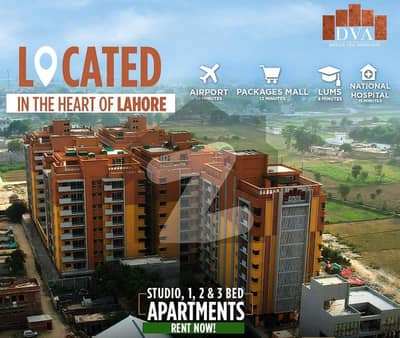 01 Bed Studio Apartment For Sale In Just 85lacs | Defence View Apartments Opposite DHA Phase 4 KK Block