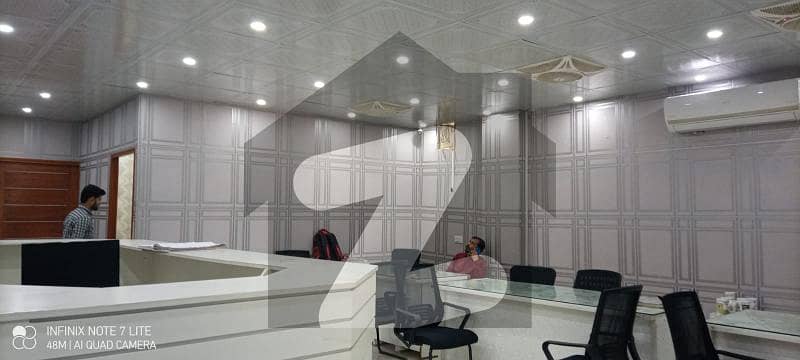 8 Marla Fully Furnished 1st Floor Main Boulevard Office With Setup Available For Rent On Hot Location Dha Phase 8 Commercial Broadway Lahore