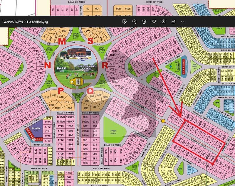 1 Kanal Residential Plot Is Available For Sale On 60 Feet Rood In Wapda Town N-block