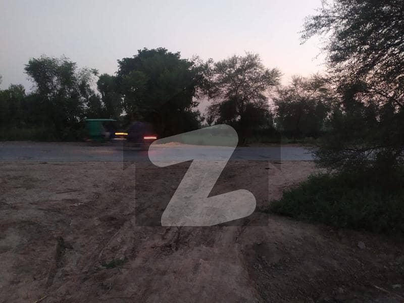 46 Kanal Commercial Land For Sale with 500 feet Front on Main Sahiwal Faisalabad Road