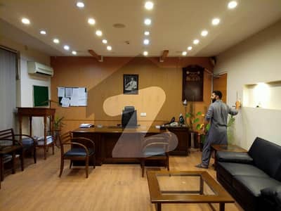 15000 SQFT VERY BEAUTIFUL OUTCLASS EXECUTIVE OFFICE IS AVAILABLE FOR RENT IN MAIN BOULEVARD GULBERG LAHORE