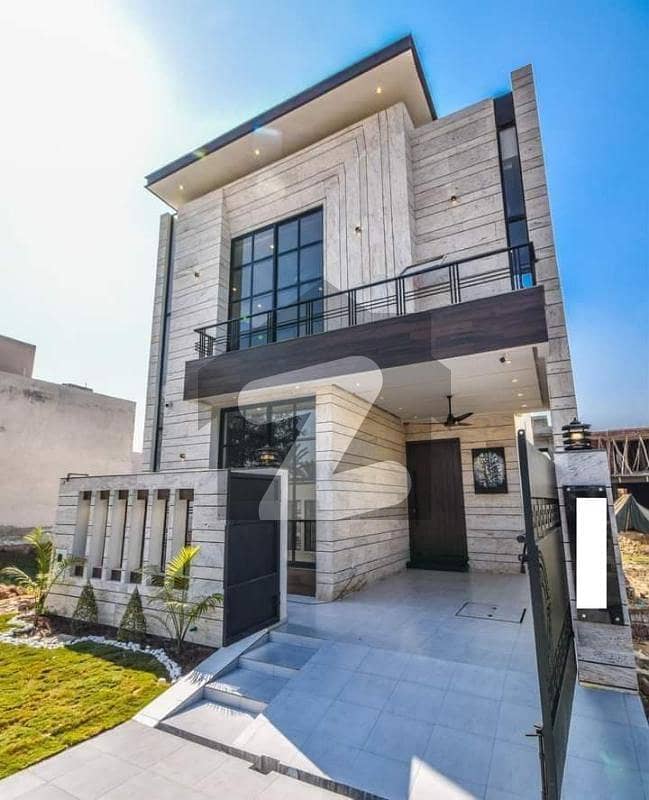 5 Marla Brand New Modern Design House Available For Sale in Dha Top Location