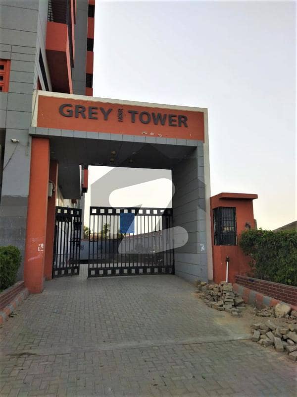 Book A Flat Of 750 Square Feet In Grey Noor Tower & Shopping Mall Karachi