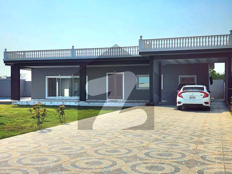 4 kanal Brand New Modern Design Farmhouse available for sale at prime location of Barki Road