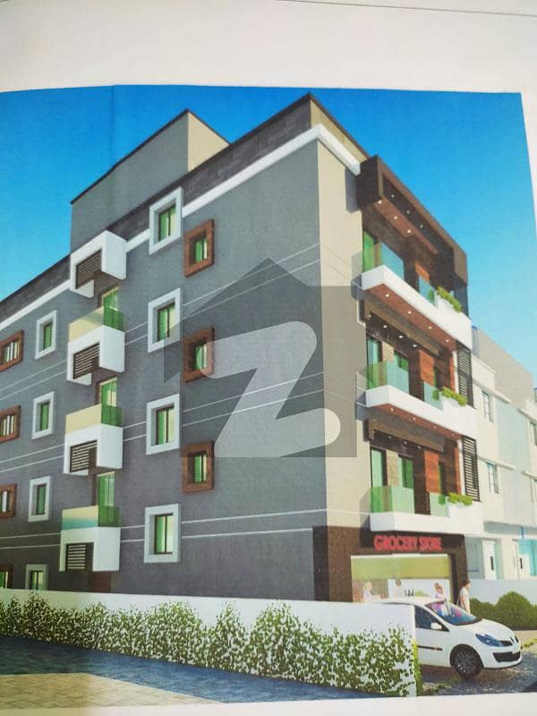 12 Marla 4 Story Plaza(hakim Chawk) With 7 No Flats Of Two Bedroom With Attached Bath Tvl Kitchen For Rent Best For Hostel