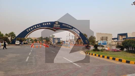 10 Marla Corner Plot With All Facilities For Sale In G Block Central Park Lahore