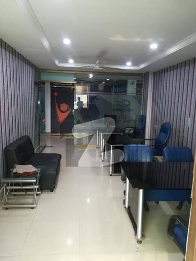 Pc Marketing Offers Blue Area Beautiful Furnished 320 Sq. Ft 3rd Floor Office With Lift For Rent