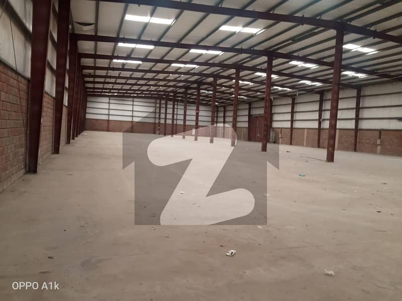 Centrally Located Factory Available In Korangi Industrial Area For Rent