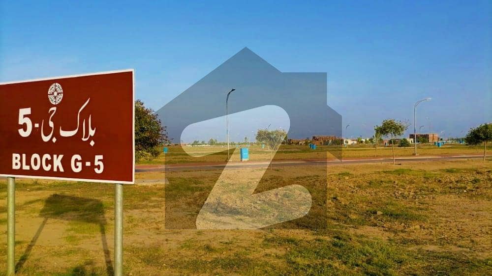 8 Marla Residential Plot For Sale In Bahria Orchard Phase 3