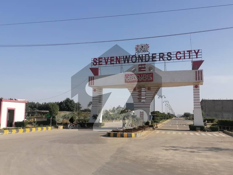 Residential Plot Available For sale In Seven Wonders City Phase 1 - Jinnah Block