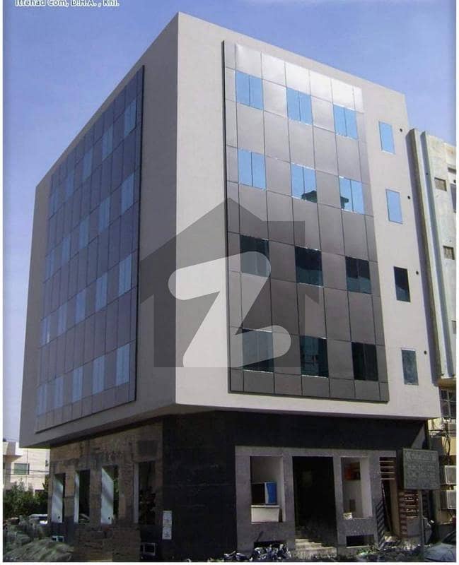 400-Yard Building 550 sqft upto 2000 sqft offices on Booking in DHA near Tooba Masjid