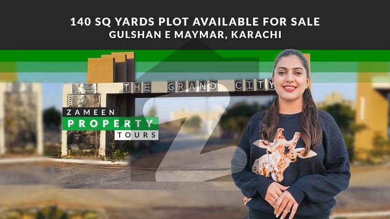 140 Sqyare Yard Residential Plot Available In Grand City Gulshan-e-Maymar Karachi