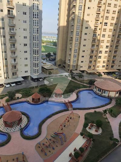 Proper Swimming Pool Facing Very Well Maintained 3750 Square Feet West Open 4 Bedroom Renovated Apartment In The Most Desired Project Of City Known As Creek Vista Located At Dha Phase 8 Is Available For Rent