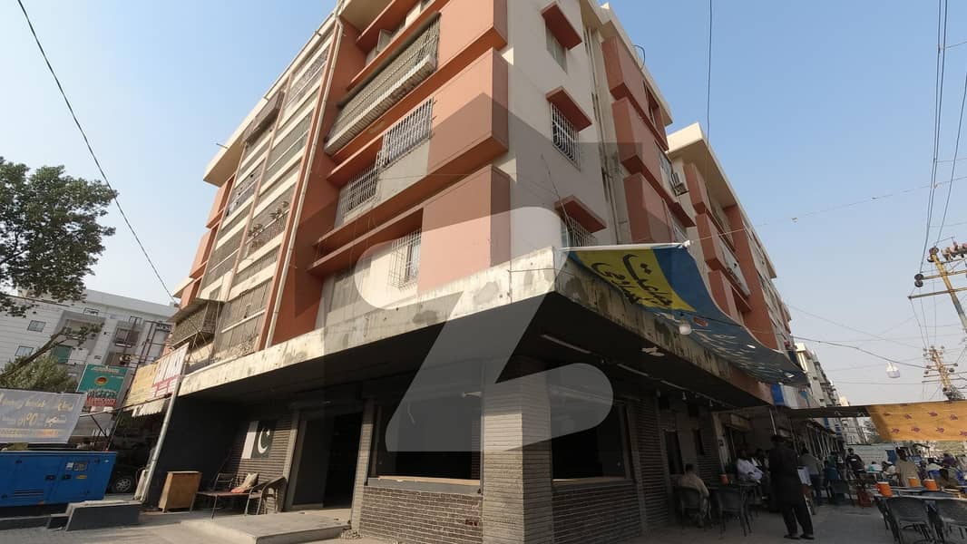 Corner 1800 Square Feet Shop In Rashid Minhas Road For Rent At Good Location For Bank