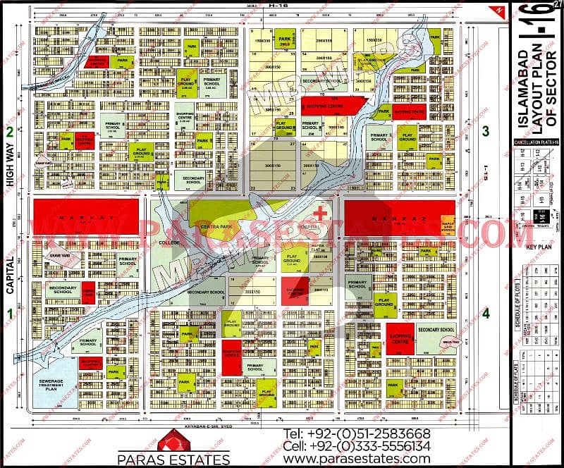 I-16/1 25x50 Level Plot Top Location Plot No 307 I-16/1 25x50 Level Plot Top Location Plot No 307