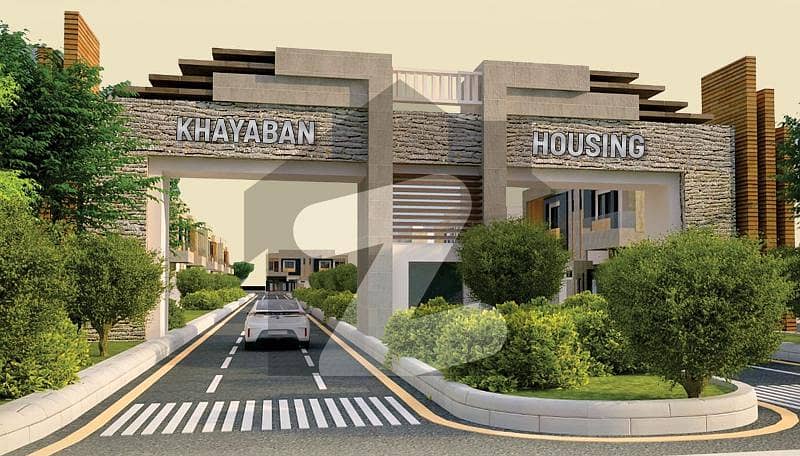 7 Marla Park Facing Plot on 50 Feet Road for sale Khayaban Housing in B-Block
