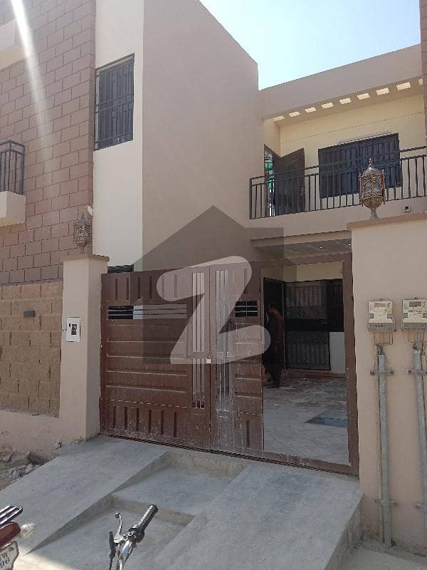 Saima Elite 120 Sq Yard Brand New House Facing 40 Feets Road West Open Adjacent To Memon Hospital Providing All Utilities And Top Notch Amenities
