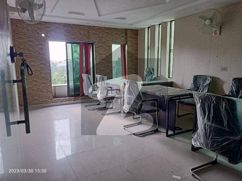 Corner Furnished Office Available For SalePrime location In Bahria Town Lahore
