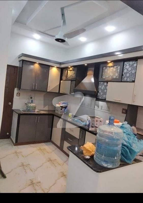 well located 3 bedroom drawing dining furnished portion for rent in shamsi society with basement parking