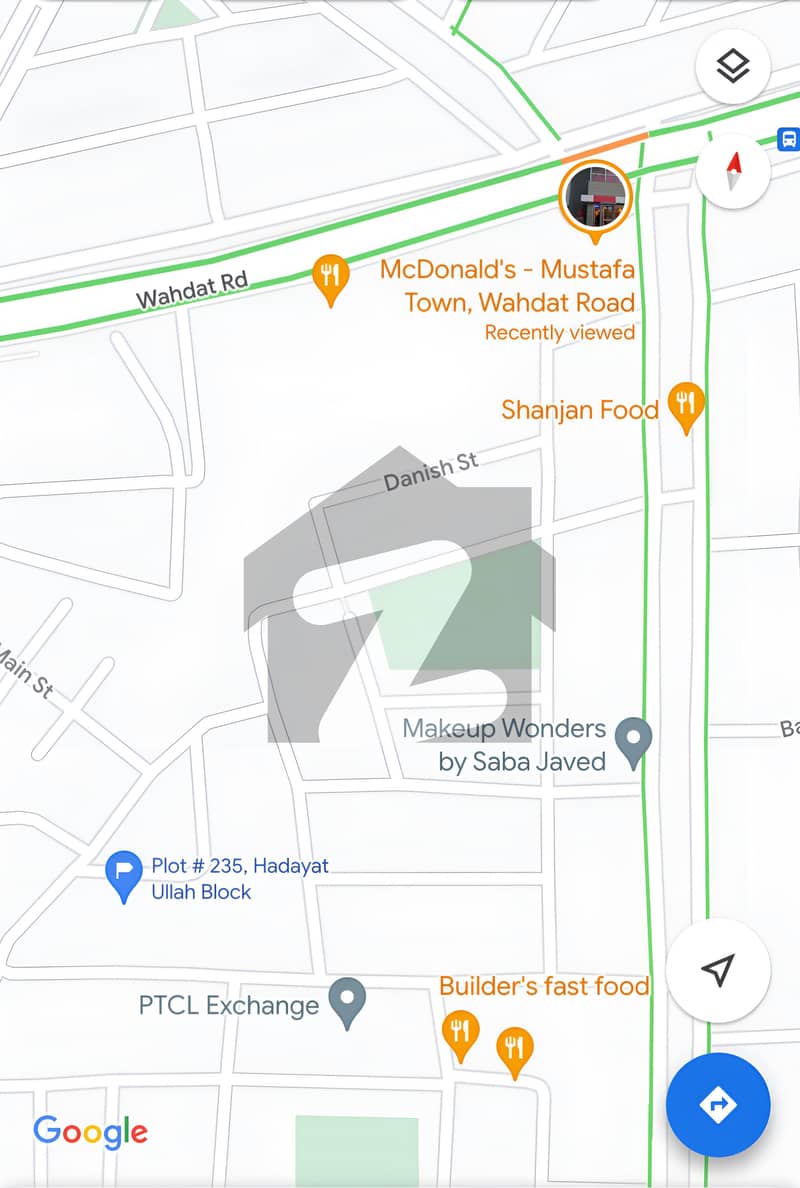 Ideal Location Facing Park 10 Marla Plot Walking Distance McDonald's