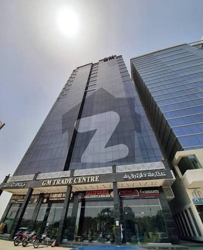 Brands Outlet or Showroom In GM Trade Tower with Basement and Mezzanine on Main Jinnah Avenue for Rent