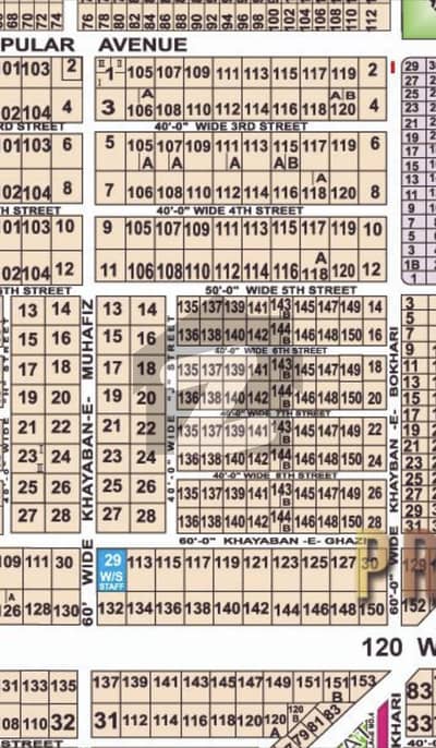 1000 Yards Plot J Street Corner For A 3d House DHA Phase 6, DHA Defence ...