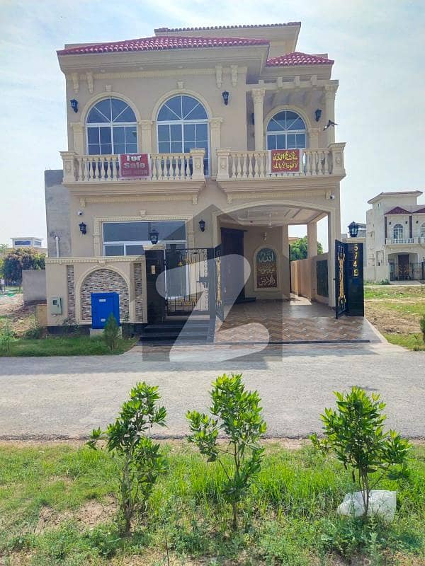 5 Marla Brand New Luxurious Spanish Double Story House In Dha 9 Town Block B Facing Park