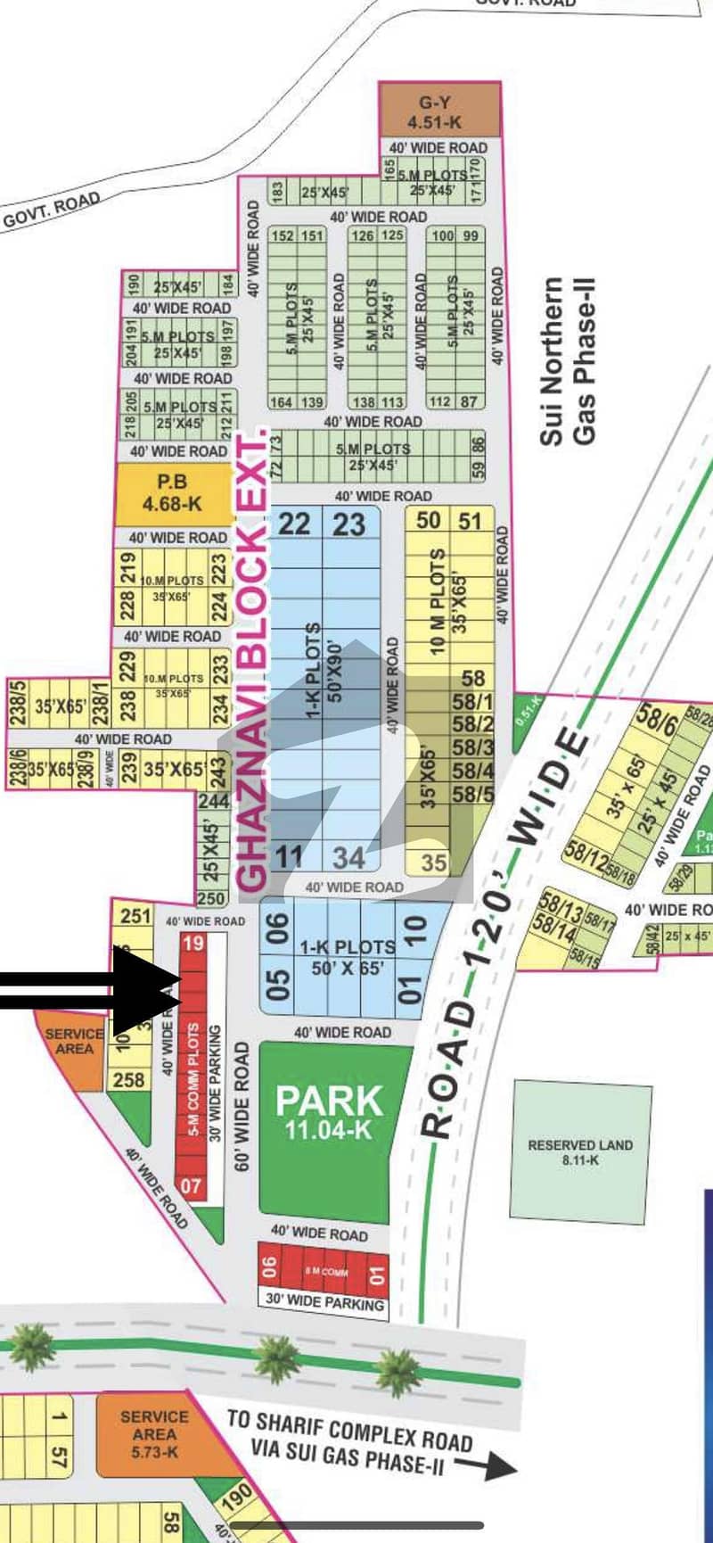 5 marla open form commercial plots pair for sale Bahria Town - Ghaznavi ...