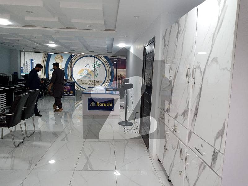 5 Marla commercial 2nd floor office available for rent on main boulevard sector C Behria Town Lahore