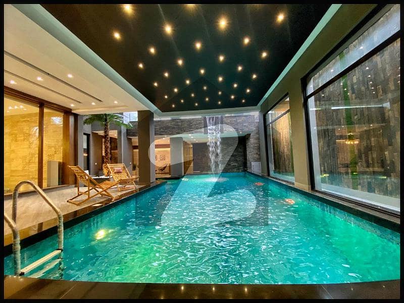 1 Kanal Slightly Used House With Indoor Swimming Pool For Sale In Dha ...