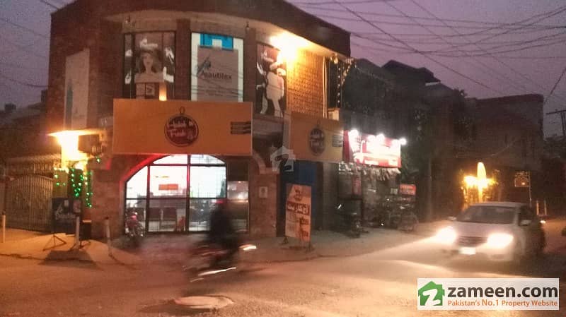 Corner Commercial Shops Plus Corner 10 Marla Double Storey New House For Sale, 100ft Front On 70ft Chowk