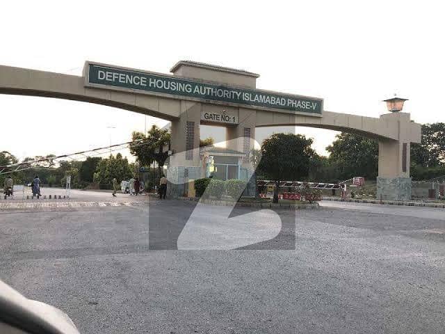 1Kanal 60feet Wide,Front Back Open,South Face Solid Land Level Plot For Sale In Sector K Dha Phase 5 Islamabad