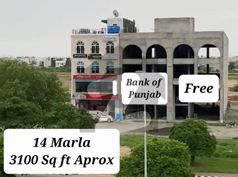 Ideal Location, 14 Marla Commercial Building Is Available For Rent Beside The Bank Of Punjab, Lake City