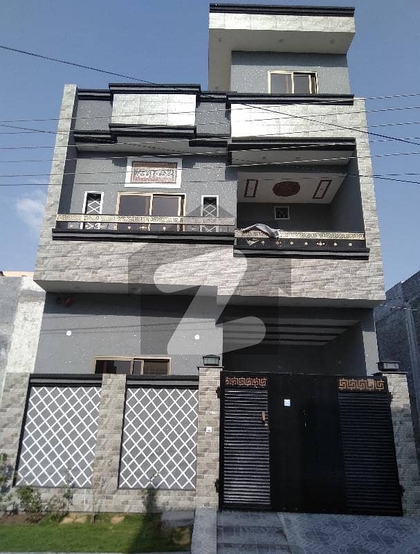4 Marla Brand New Modern Design Half Triple Storey House For Sale In A Block Bismillah Housing Society Lahore.