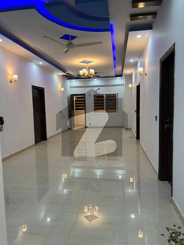 FLAT FOR RENT TARIQ ROAD BRAND NEW WITH LIFT 3 BEDROOM DRAWING DINING TILES FLOORING