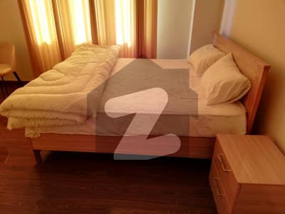 One bed furnished flat 3 floor Bhria Town phase 8 Rawalpindi. e commercial