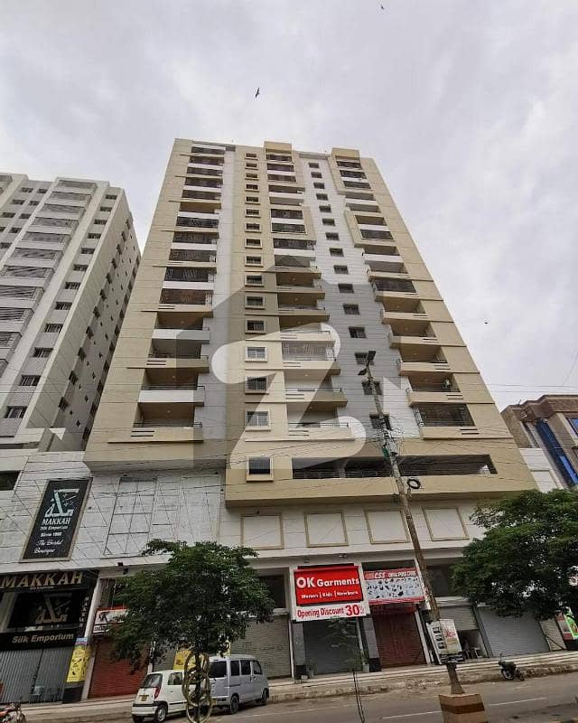 West Open 3 Bedrooms Drawing Lounge Luxury Flat For Sale At Prime Location Of Tariq Road