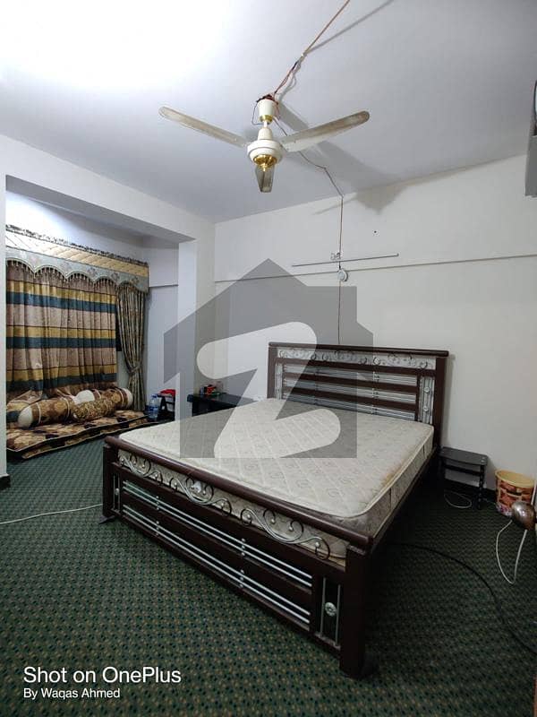 2 Bed Dd Flat For Rent In Sanober Twin Tower Near Saforaa Chowk Karachi