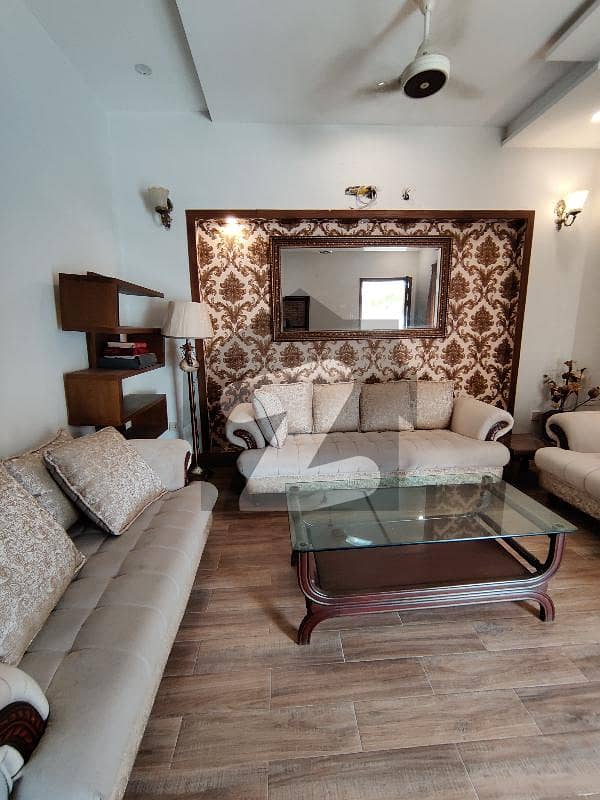 10 Marla Fully Furnished Lower Portion For. Rent In Sector C Bahria Town