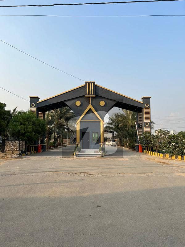 Ali Ze Garden Malir Khokhrapar Plot For Sale Near Memon Goth Falaknaz