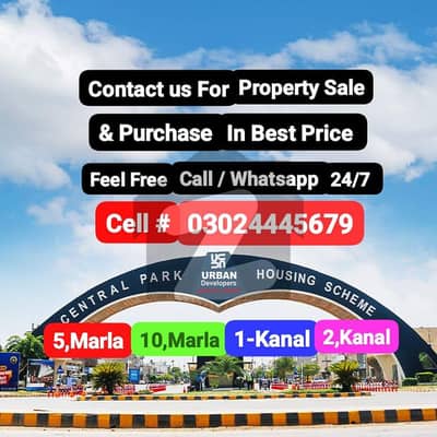 5-Marla Prime Location Commercial Plot For Sale in B-Block With All Dues Paid