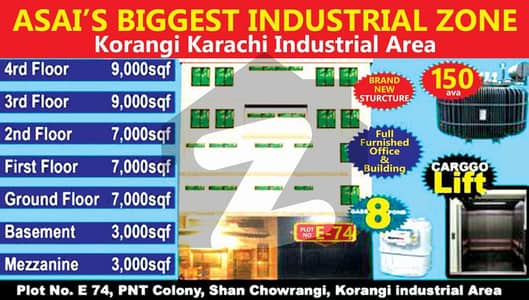 پی اینڈ ٹی ہاؤسنگ سوسائٹی کورنگی کراچی میں 2 کنال عمارت 17 کروڑ میں برائے فروخت۔