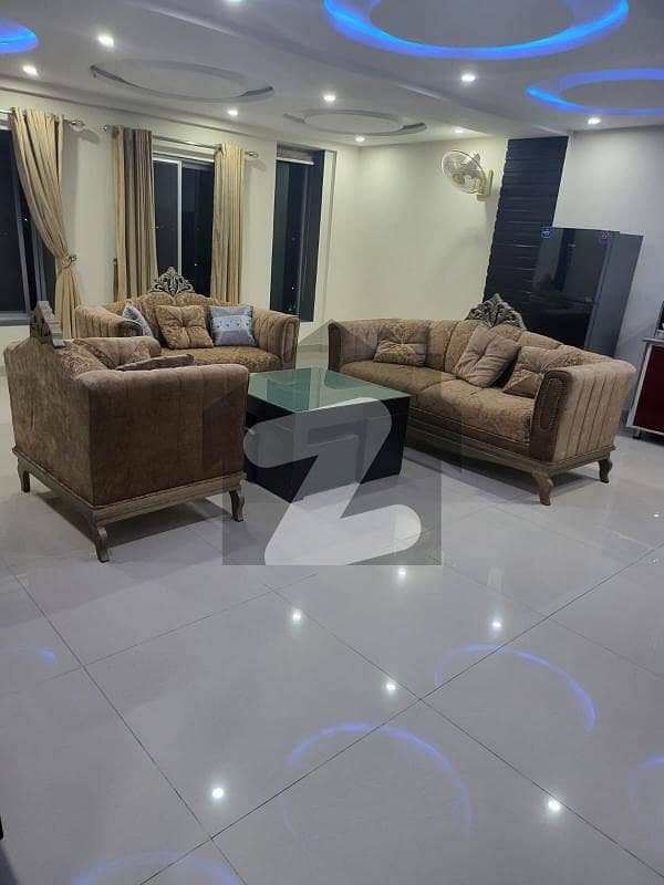 2 Bed Fully Furnished Flat For Rent In Sector D Block BB Bahria Town Lahore