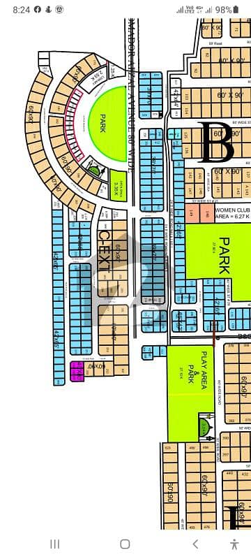 10 Marla Plot Block C Extension