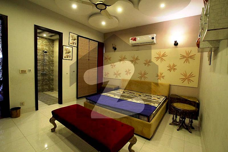 Separate Entrance - Fully Furnished 2 Beds Luxury Upper Portion Available For Rent in Bankers Town Near DHA Phase 5 Lahore