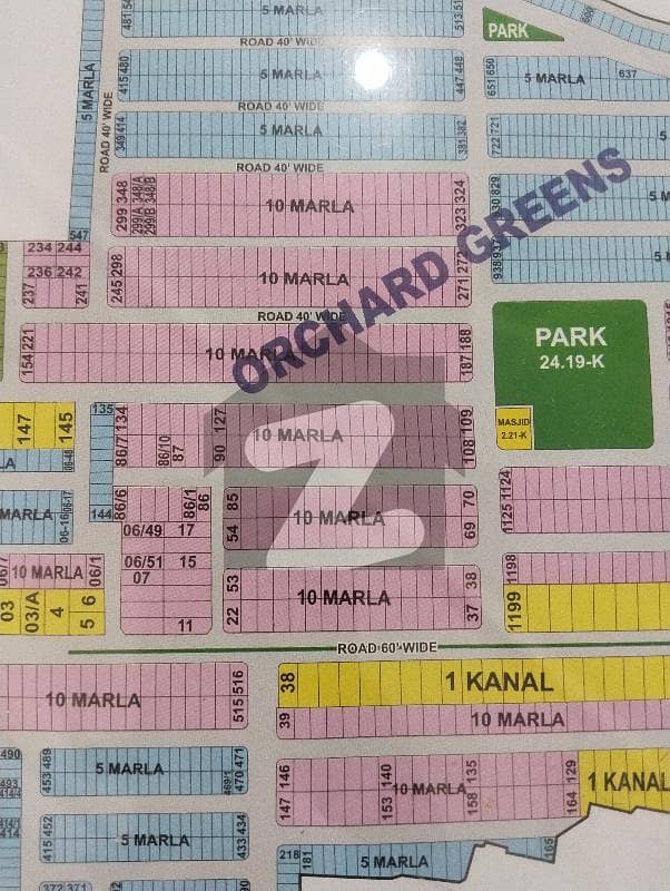 Fr Estate Offer 10 Marla Plot In Paragon Orchard Green Block