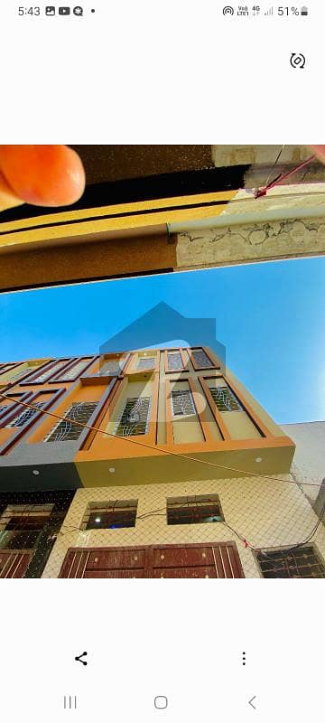 شنواری ٹاؤن پشاور میں 3 کمروں کا 2 مرلہ مکان 75 لاکھ میں برائے فروخت۔