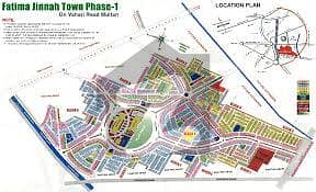 PRIME LOCATED 1 KANAL PLOT ON MARKAZ IN FATIMA JINNAH TOWN